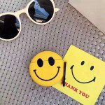 Wholesale Cute Design Cartoon Silicone Cover Skin for Airpod (1 / 2) Charging Case (Emoji Classic Happy Face)